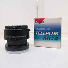 Load image into Gallery viewer, KenKo MC4 Tele Plus 2.0X Conversion Lens K-mount for Pentax (AF)
