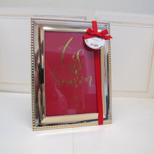Load image into Gallery viewer, Nanette Lepore 5x7 in Gold Holiday Photo Frame

