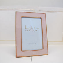 Load image into Gallery viewer, Nicole Miller NY 4x6&quot; Picture Pink &amp; Gold Frame
