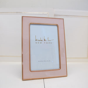 Nicole Miller NY 4x6" Picture Pink & Gold Frame