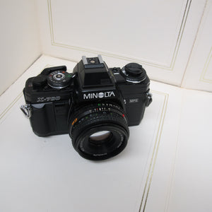 MINOLTA X-700 CAMERA with Minolta MD ROKKOR-X 45mm f/2.0 lens